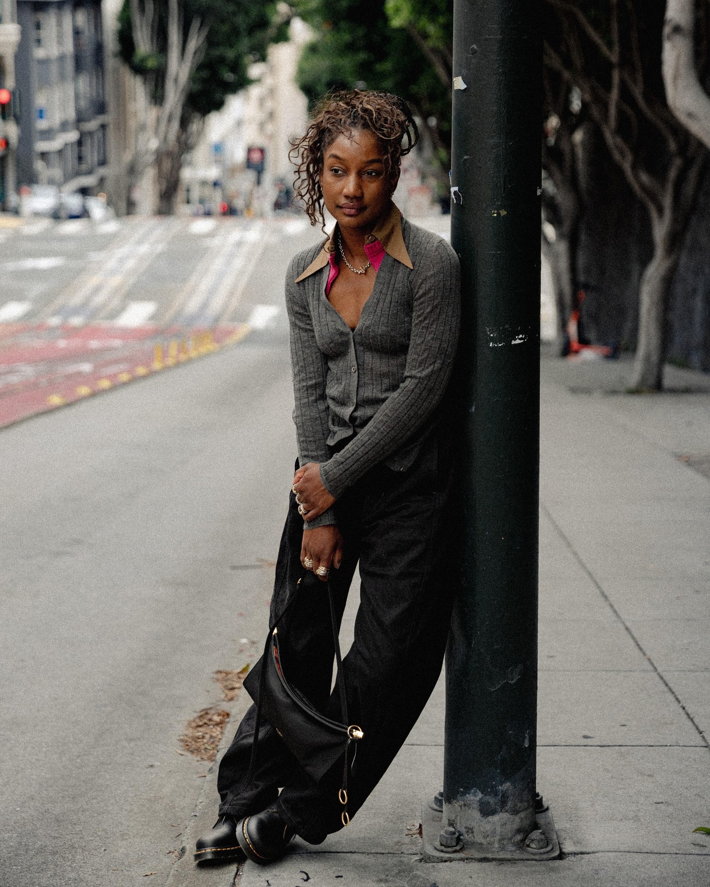 The Dr. Martens 1461 shoe photographed in San Francisco for a campaign styled by Telsha Anderson.
