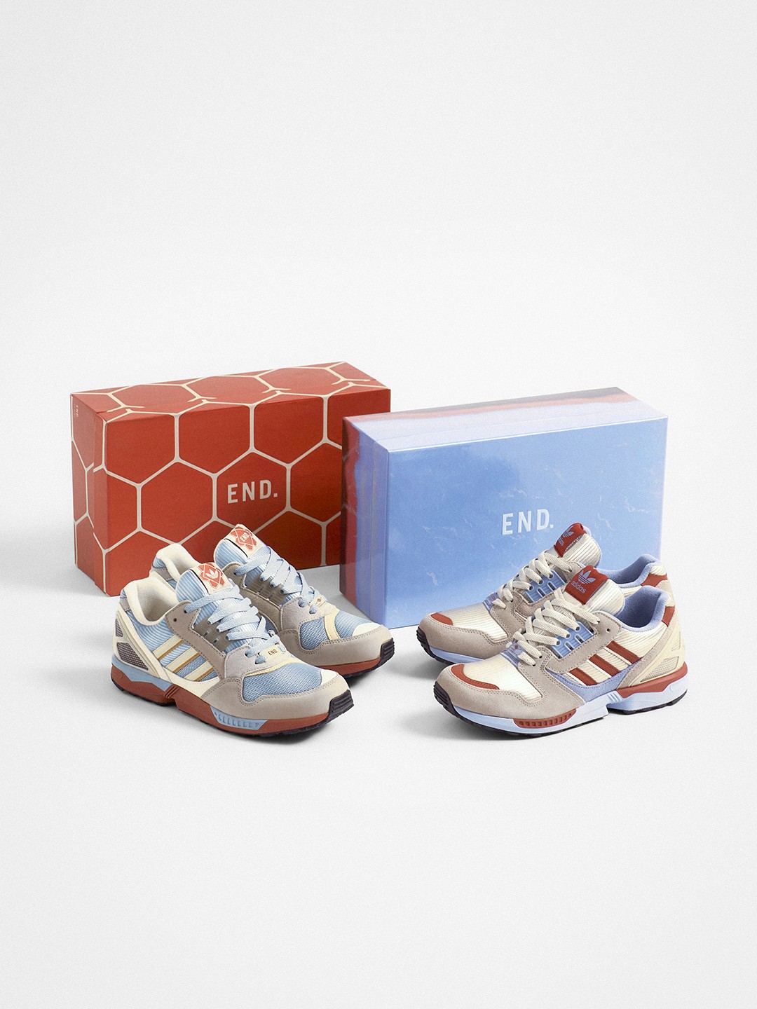 END. x adidas ZX8000 Reversed Kiln sneaker