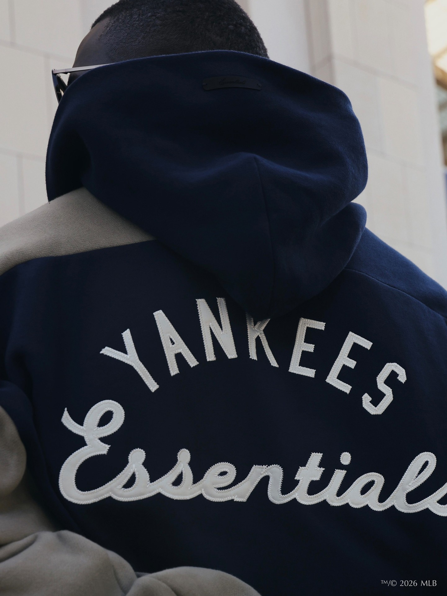 Apparel from Fear of God Essentials MLB Summer 2026 collection campaign imagery