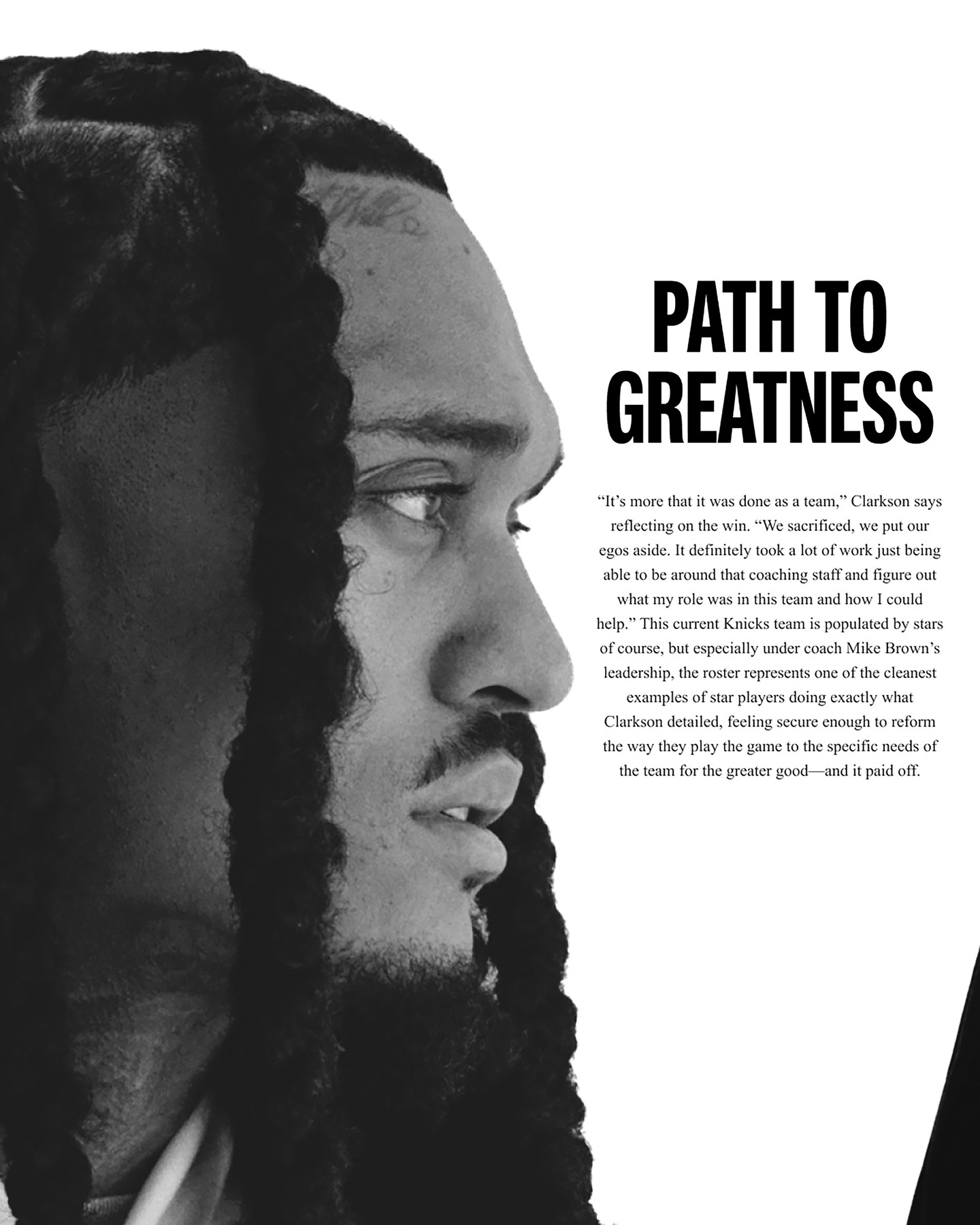 Fear of God Eternally Driven series imagery featuring Jordan Clarkson.