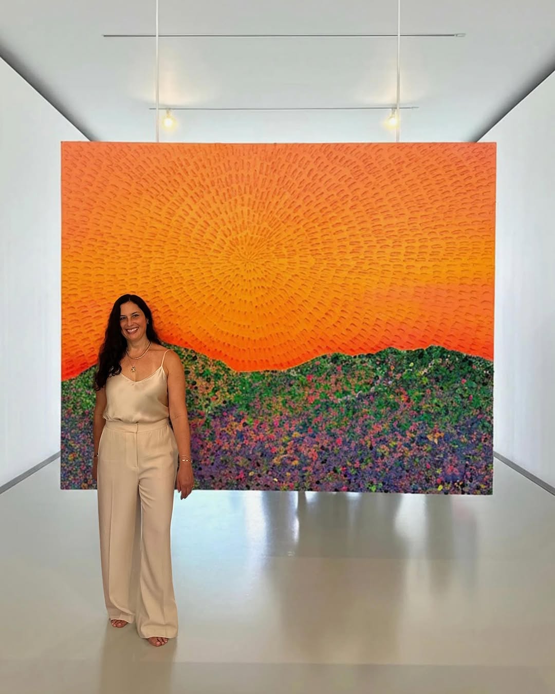 JENNIFER GUIDI BUILDS PAINTINGS OUT OF SAND