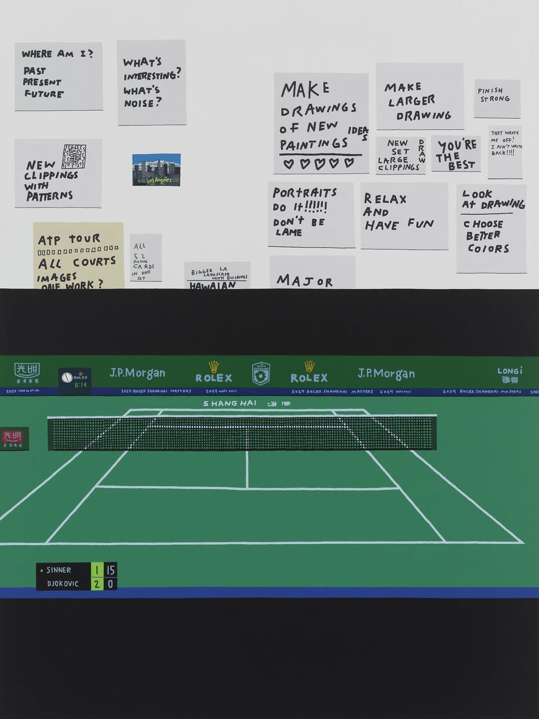 Why Jonas Wood Paints Tennis Courts Nobody Is Playing On (image 2)