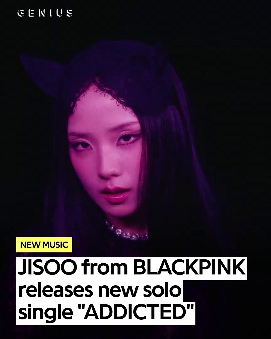 Cover image for Jisoo's new single Addicted