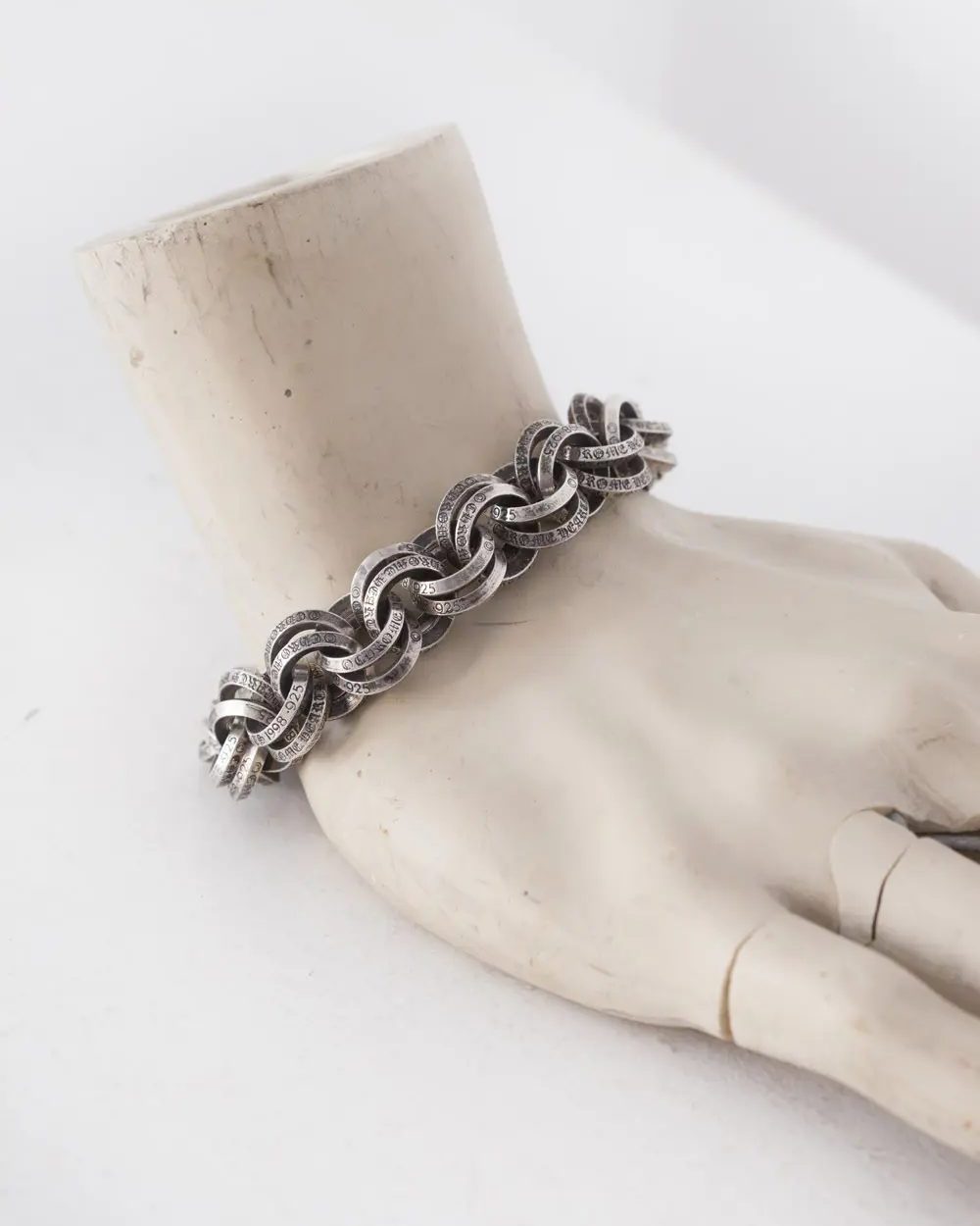 CHROME HEARTS B RING BRACELET TRACES BACK TO 1988 SILVER (image 3)
