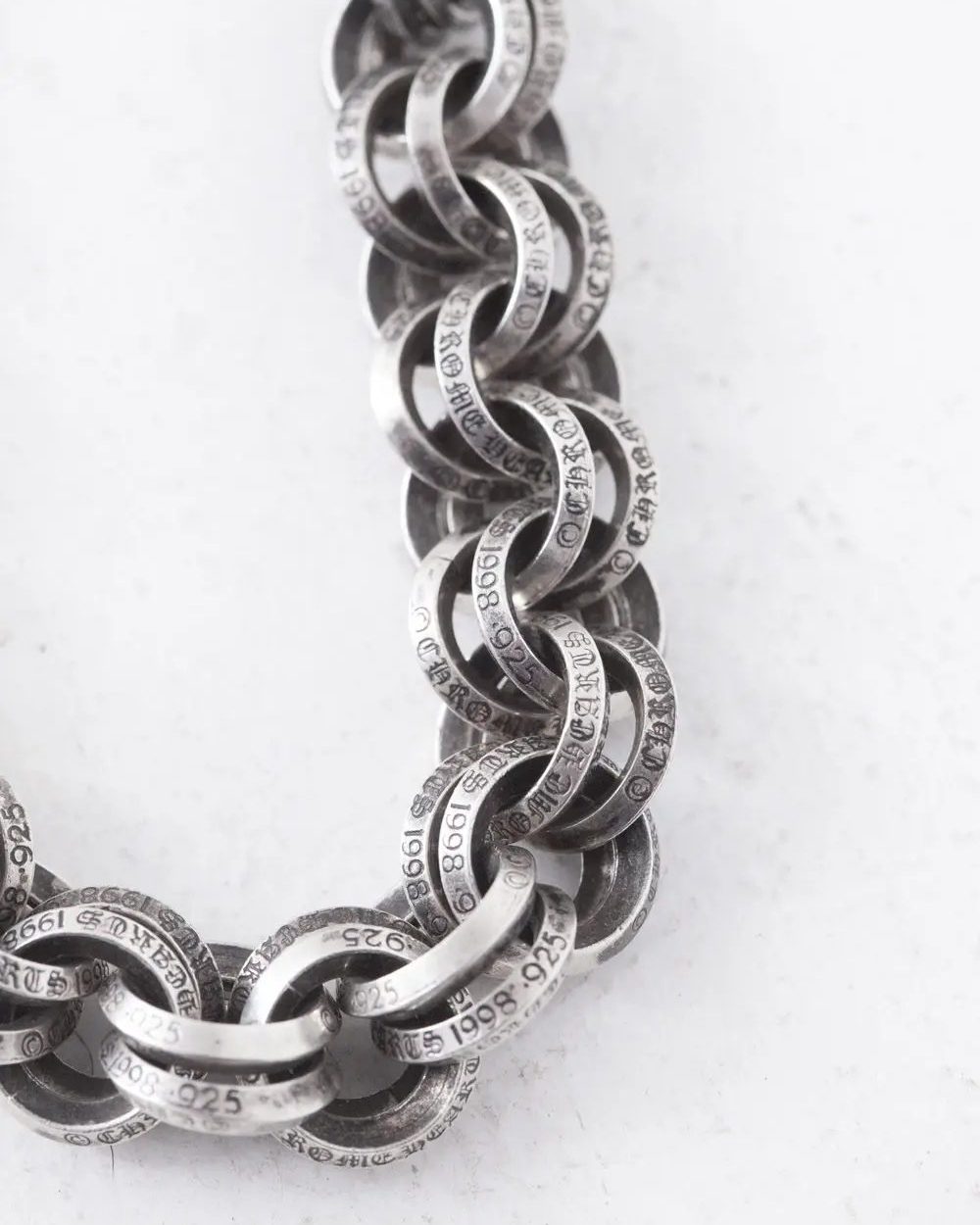 CHROME HEARTS B RING BRACELET TRACES BACK TO 1988 SILVER (image 5)
