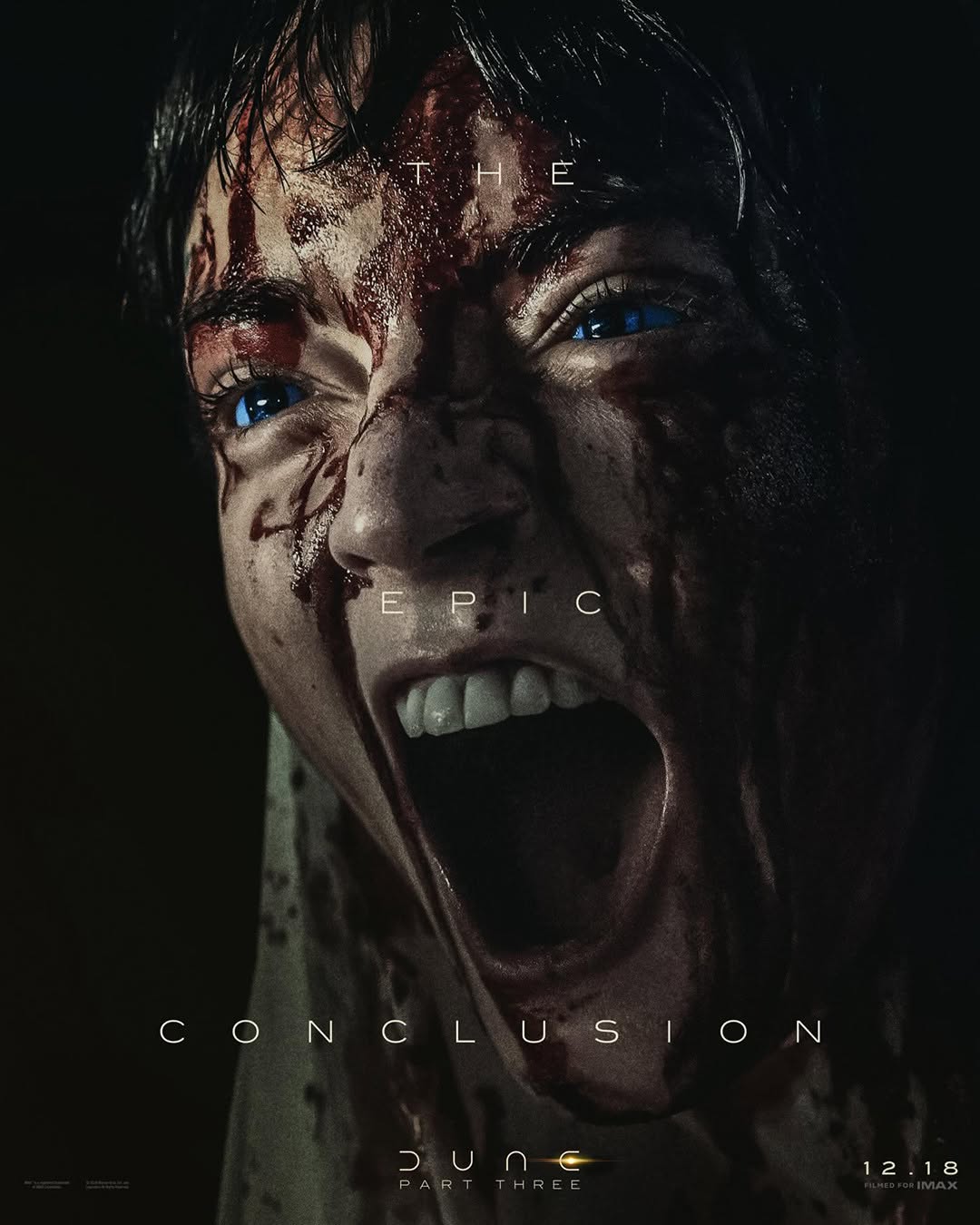 DUNE PART THREE POSTERS SHOW A SCARRED PAUL ATREIDES AND ROBERT PATTINSON AS SCYTALE (image 5)