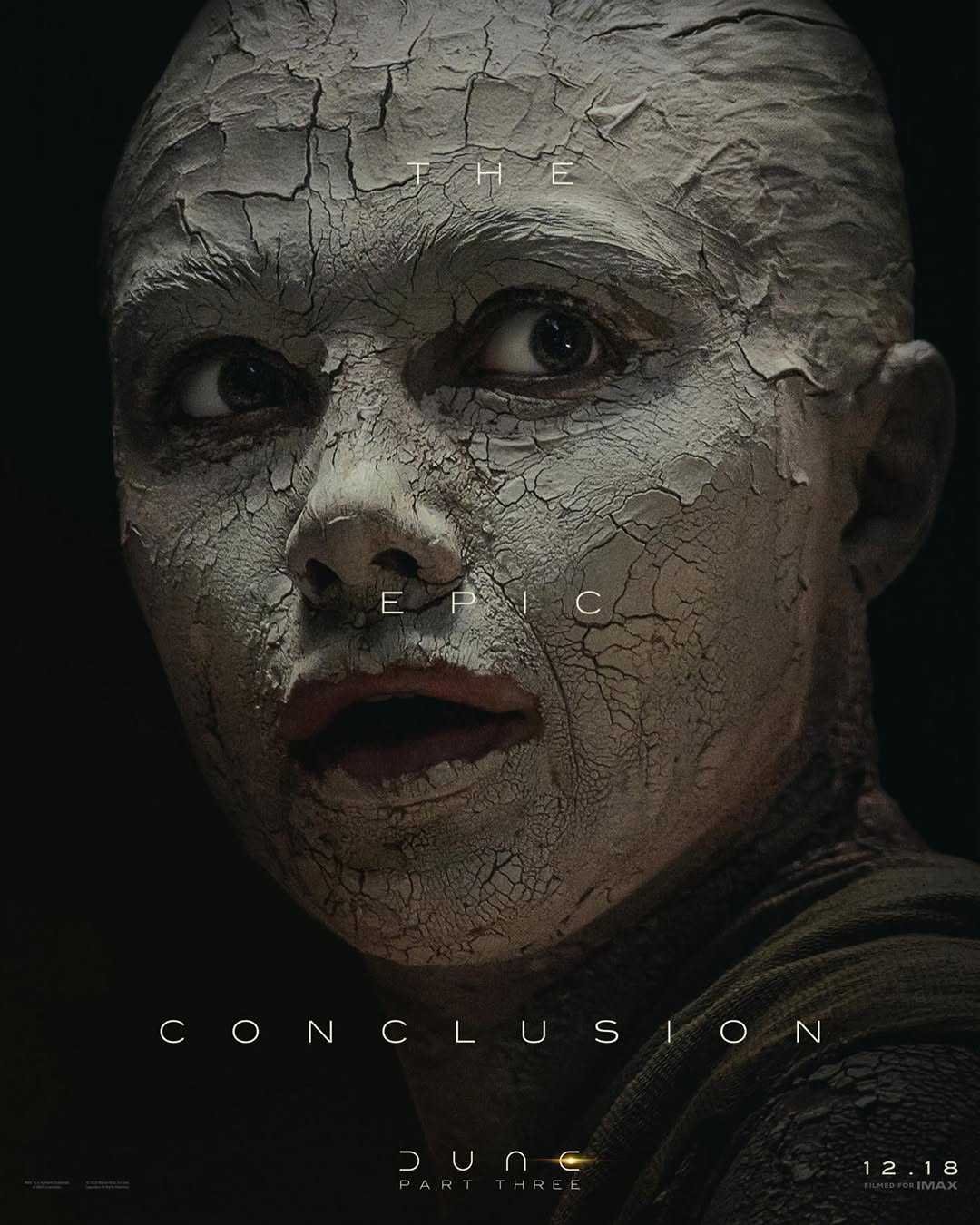 DUNE PART THREE POSTERS SHOW A SCARRED PAUL ATREIDES AND ROBERT PATTINSON AS SCYTALE (image 9)