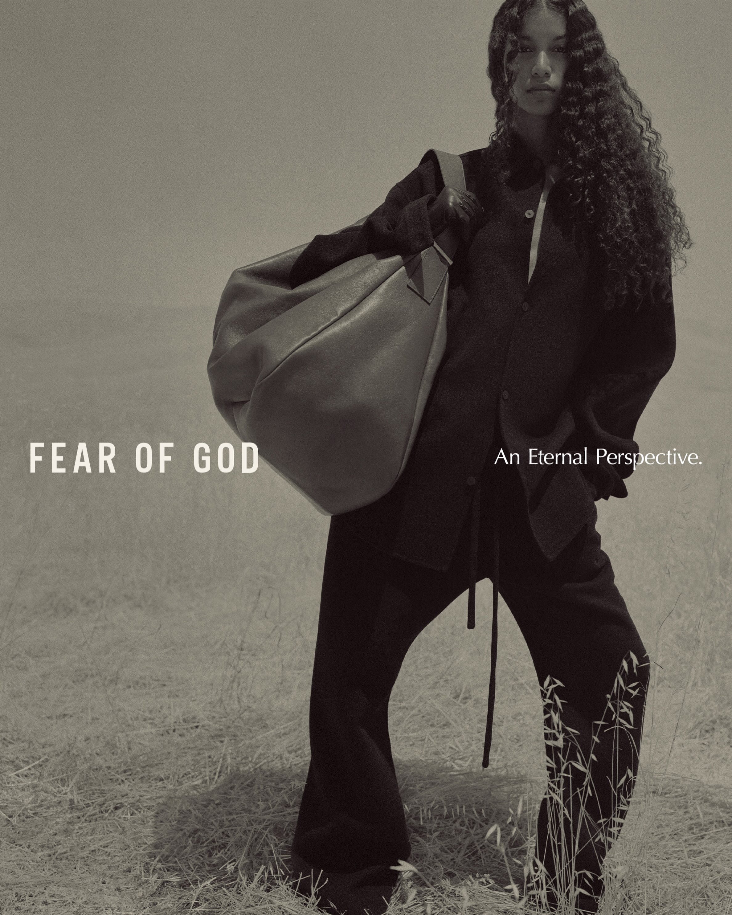 Fear of God's An Eternal Perspective campaign imagery tying together Collection Nine, The Eternal Order and ESSENTIALS Signature