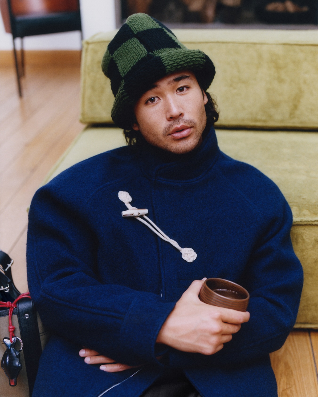 Knitwear and outerwear from Kenzo's Fall Winter 2026 collection by Nigo.