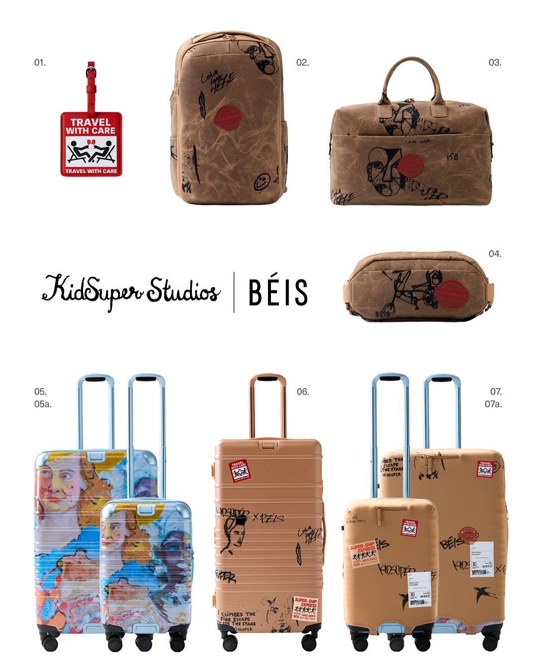 BEIS AND KIDSUPER LAUNCH A NINE PIECE LUGGAGE LINE (image 3)
