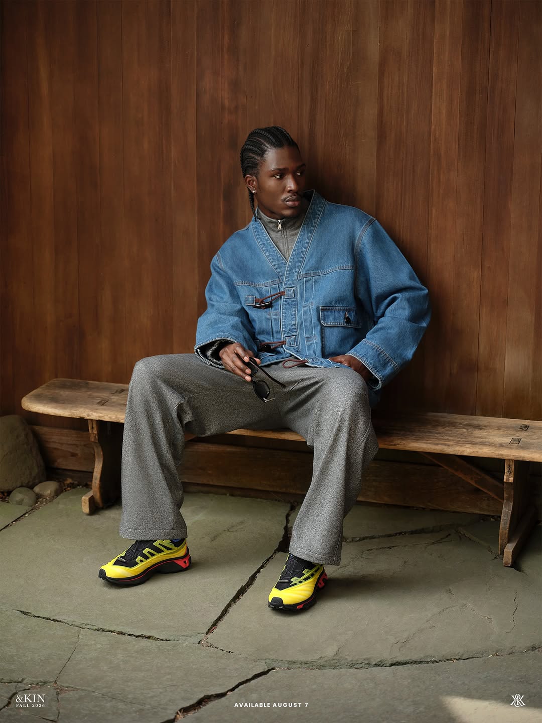 Kith and Kin Fall 2026 collection pieces featuring the new Salomon XT EVO silhouette