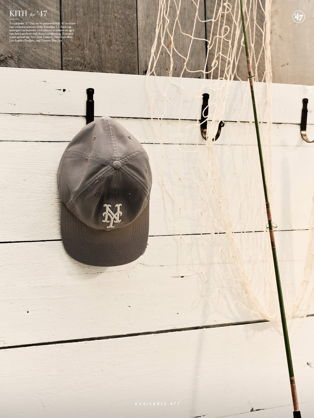 Kith x '47 Sun-Washed Franchise Cap Replaces Monday Program April 7 (image 8)