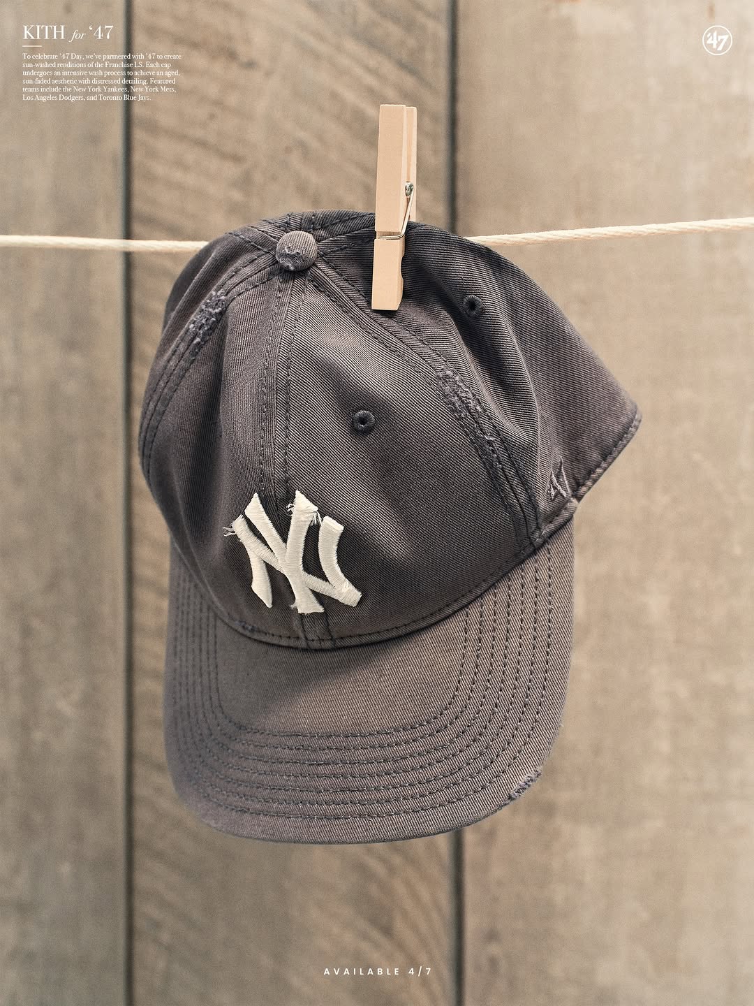 Kith x '47 Sun-Washed Franchise Cap Replaces Monday Program April 7 (image 9)