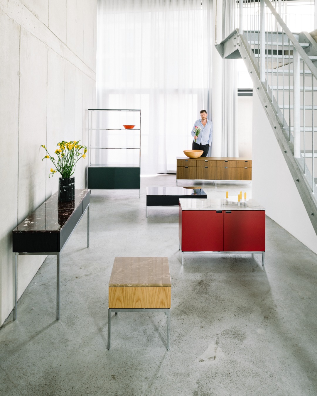 Knoll Chermayeff Storage collection by Sam Chermayeff, based on Florence Knoll's credenza