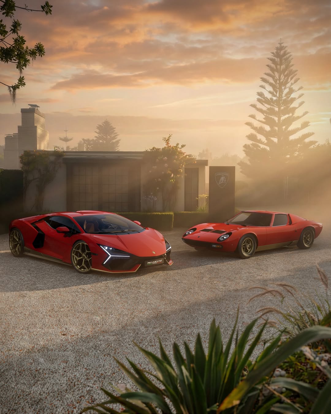 The Lamborghini Revuelto Miura 60 Homage, one of 99 examples built by Ad Personam for the Miura's 60th anniversary