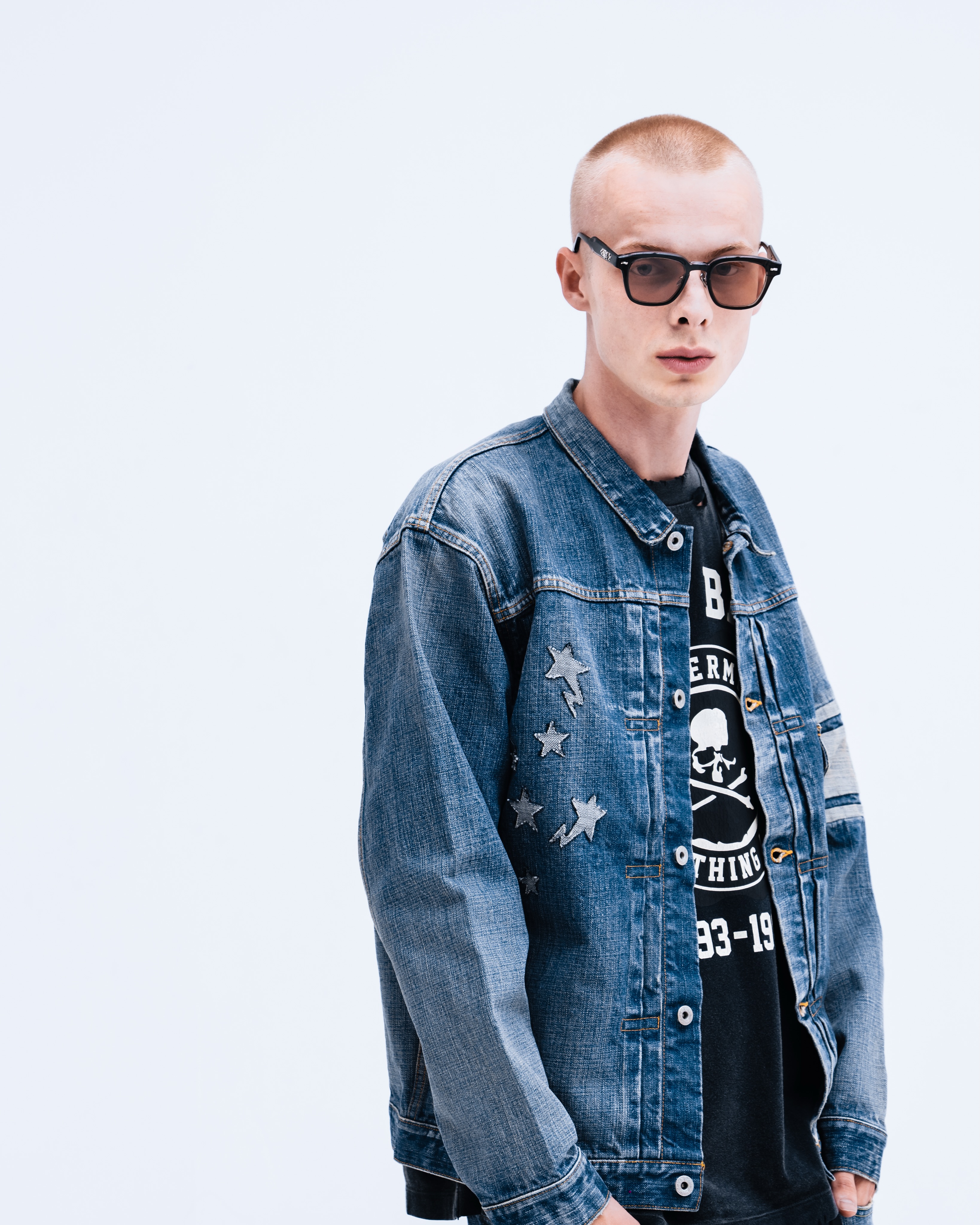 Campaign image from BAPE and mastermind JAPAN's 19th collaboration, photographed by RK.