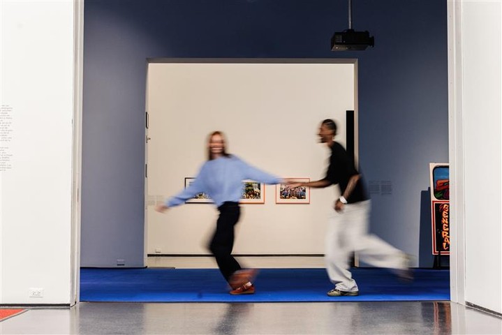 MCA Chicago promotional graphic announcing free Tuesday evening museum admission.