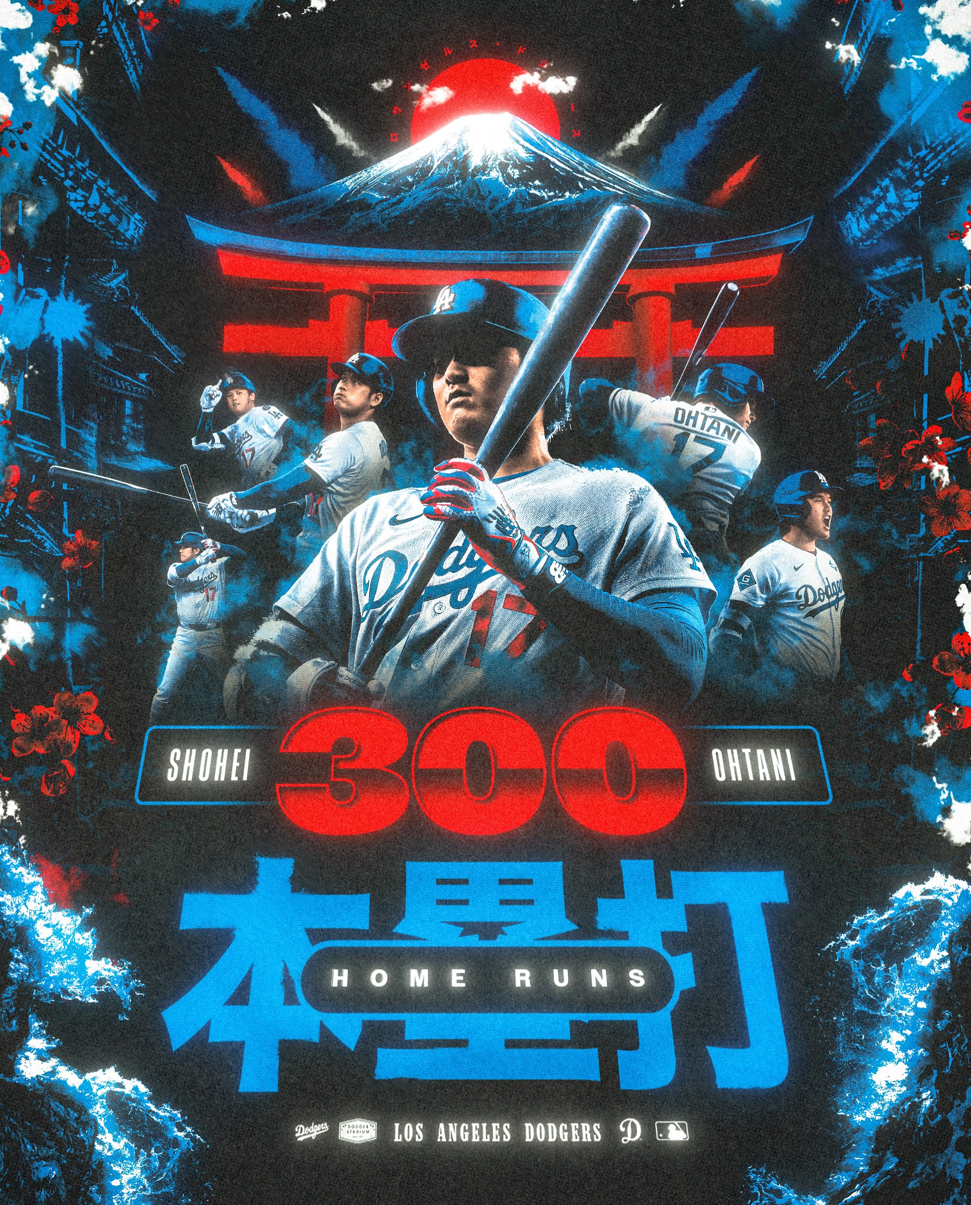 Shohei Ohtani at bat during a Los Angeles Dodgers game at Dodger Stadium in 2026