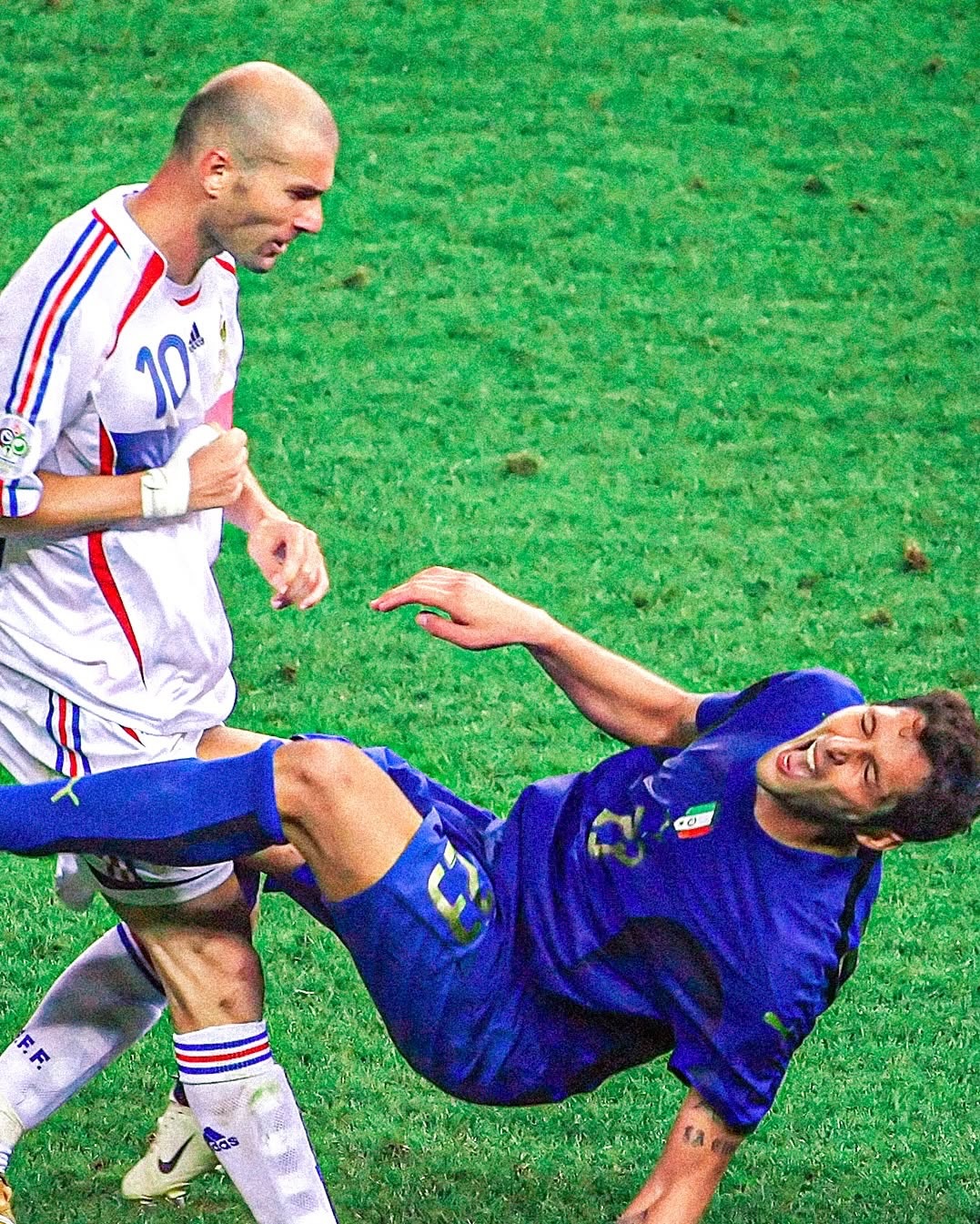 Zinedine Zidane during the 2006 FIFA World Cup final in Berlin