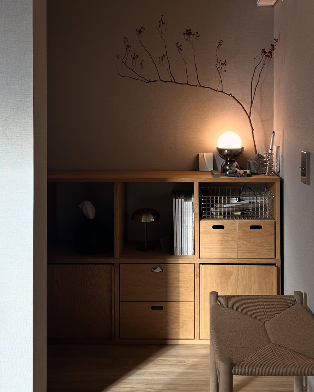MUJI'S STACKING SHELF LIES SIDEWAYS UNDER A TELEVISION (image 5)