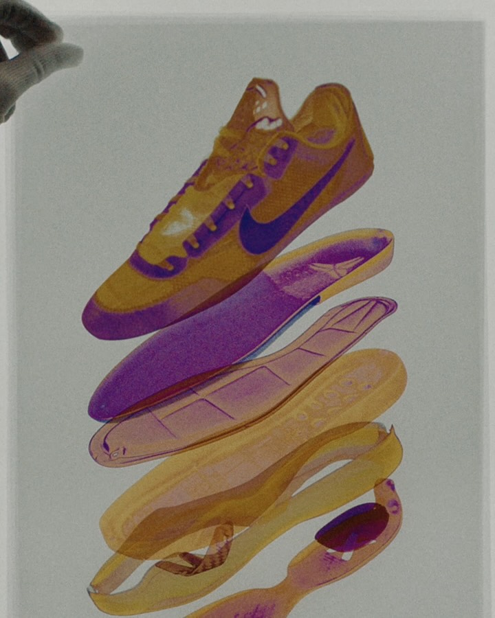 The Nike Kobe 10 Elite Low Protro Halo sneaker in white, from Nike Basketball's product announcement post.