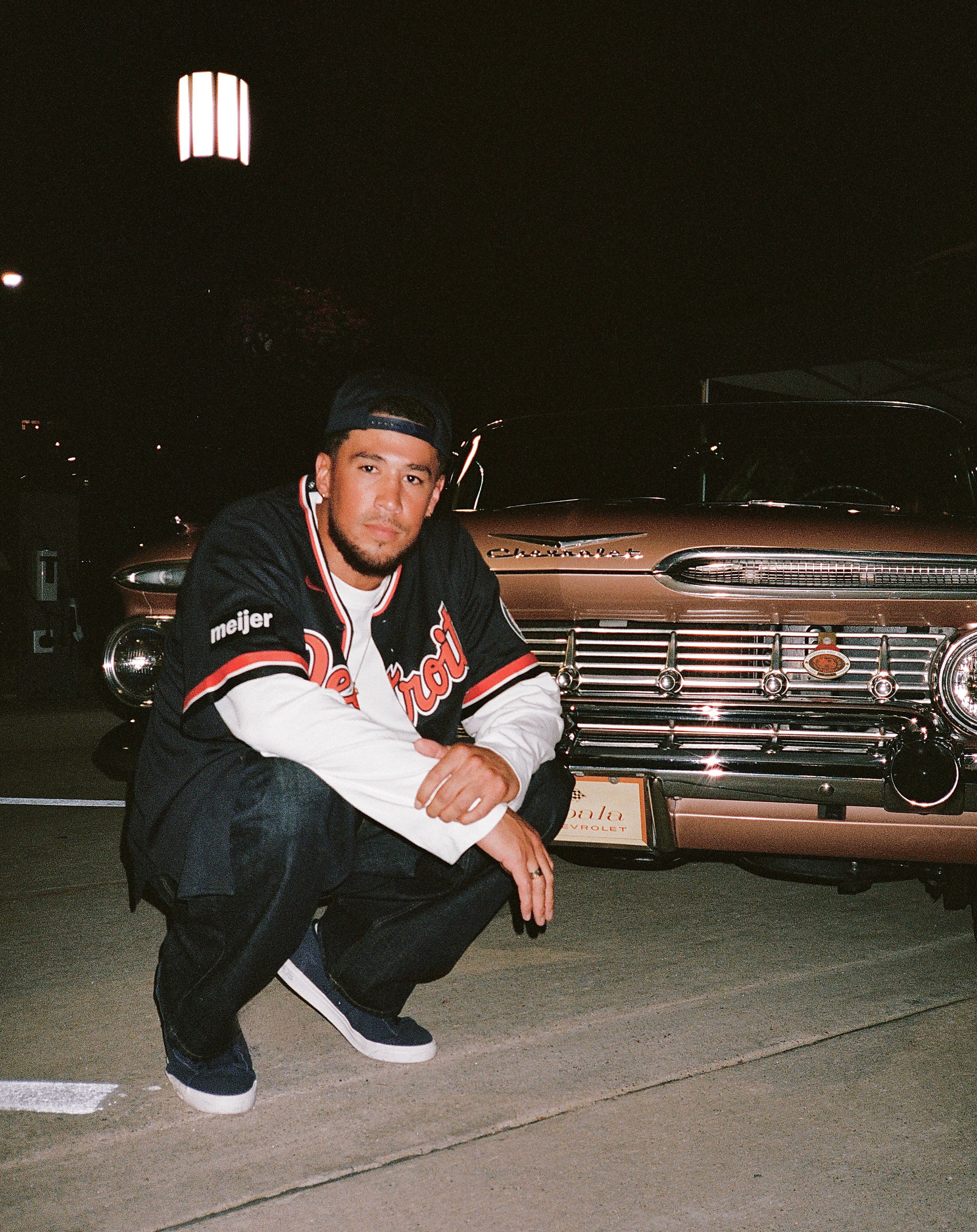 DEVIN BOOKER'S NIKE BOOK 2 MIRRORS HIS OWN 1959 IMPALA (image 2)