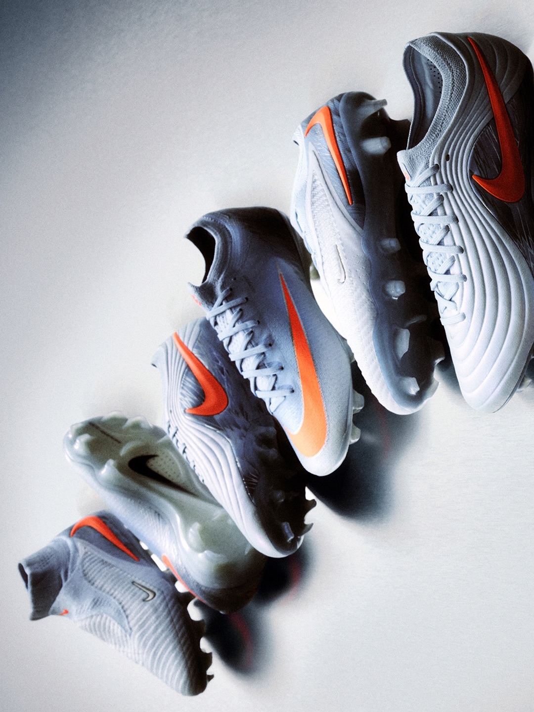 Nike United Pack football boots in icy blue, silver and orange