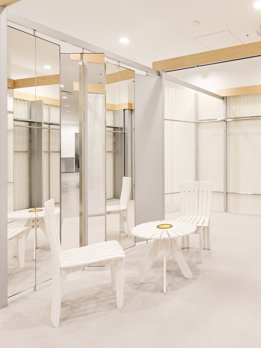 Our Legacy's relocated store space on the second floor of Dover Street Market Ginza in Tokyo.