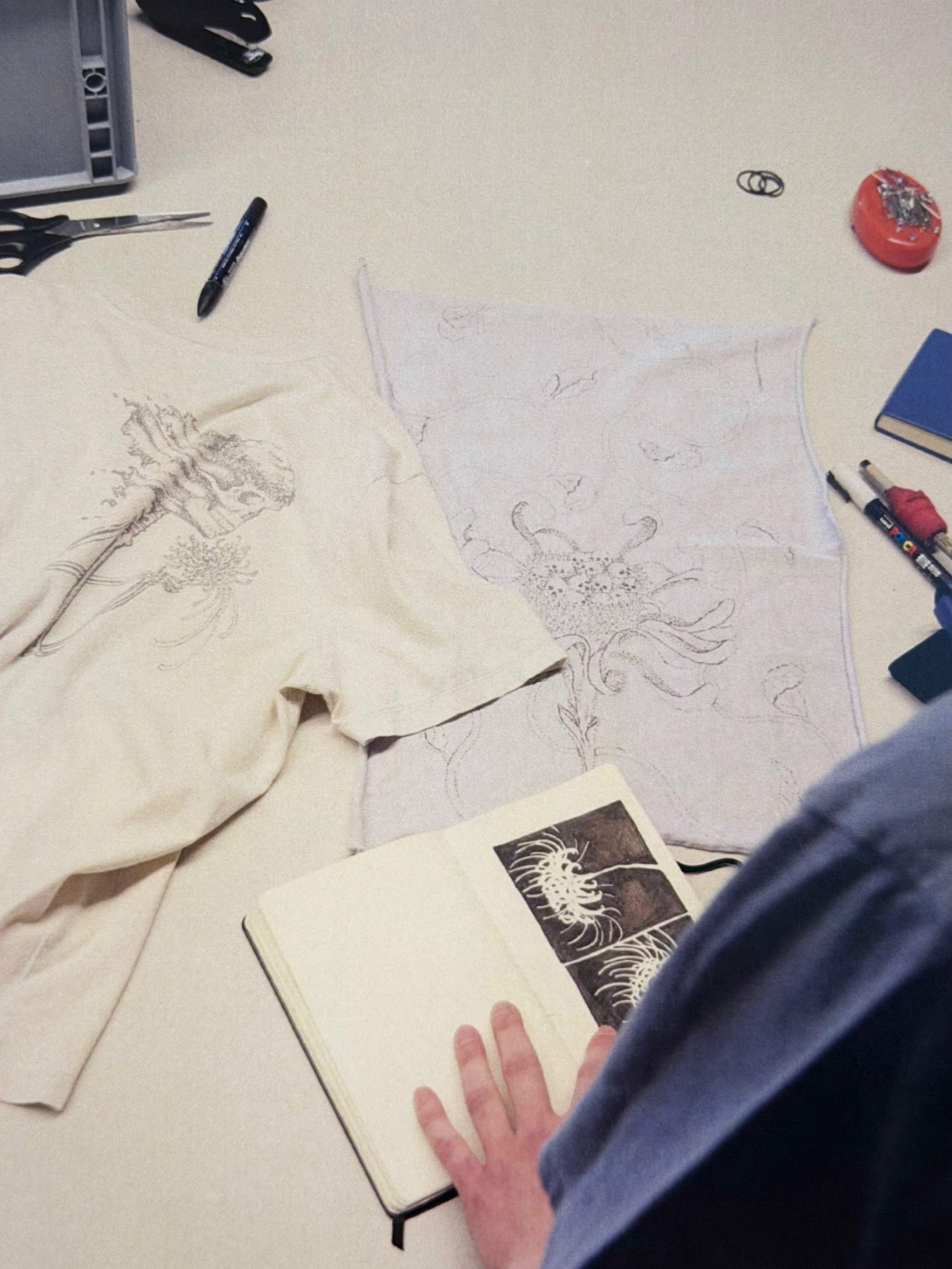 OUR LEGACY TURNS A MODEL'S SET SKETCHES INTO A PRINT (image 2)
