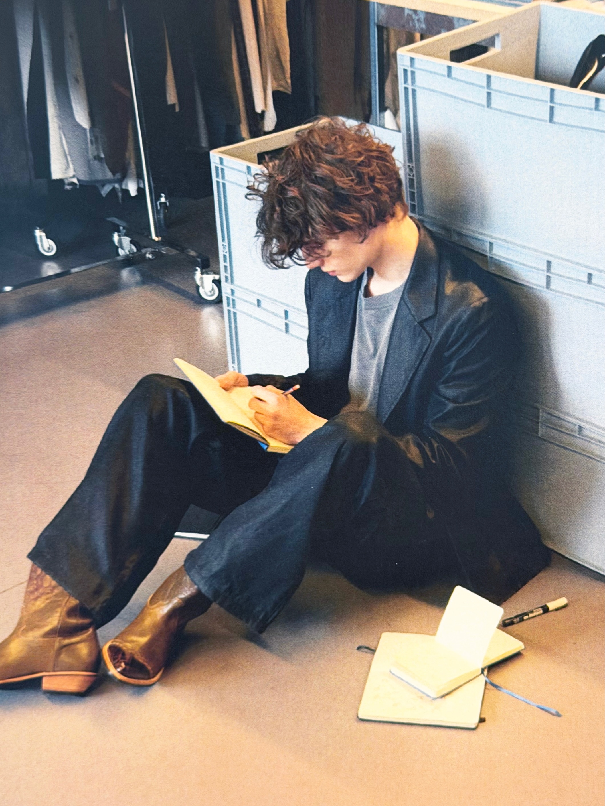OUR LEGACY TURNS A MODEL'S SET SKETCHES INTO A PRINT (image 3)
