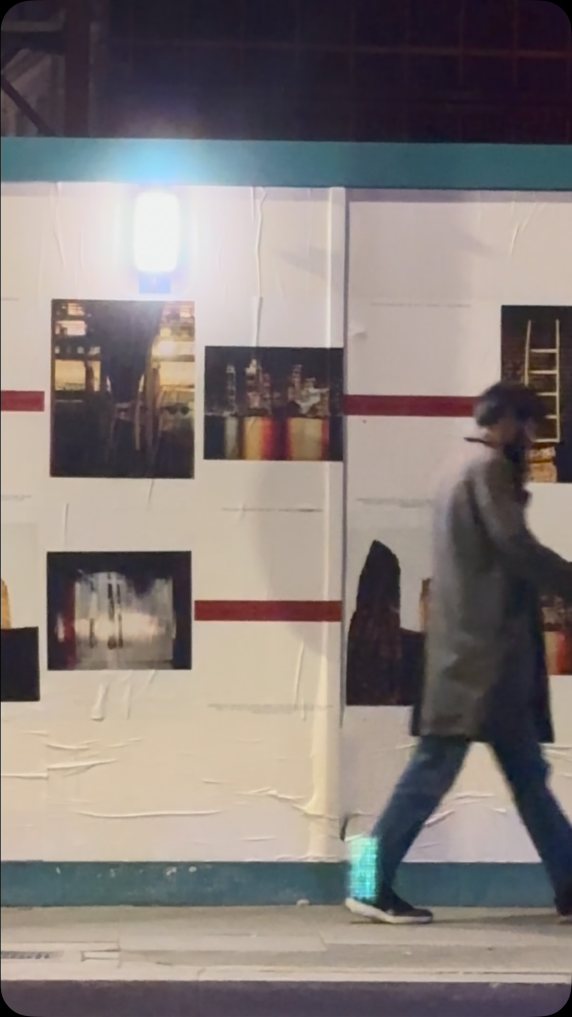 A night photograph of London by Rut Blees Luxemburg for Our Legacy's Soho flagship reopening campaign.