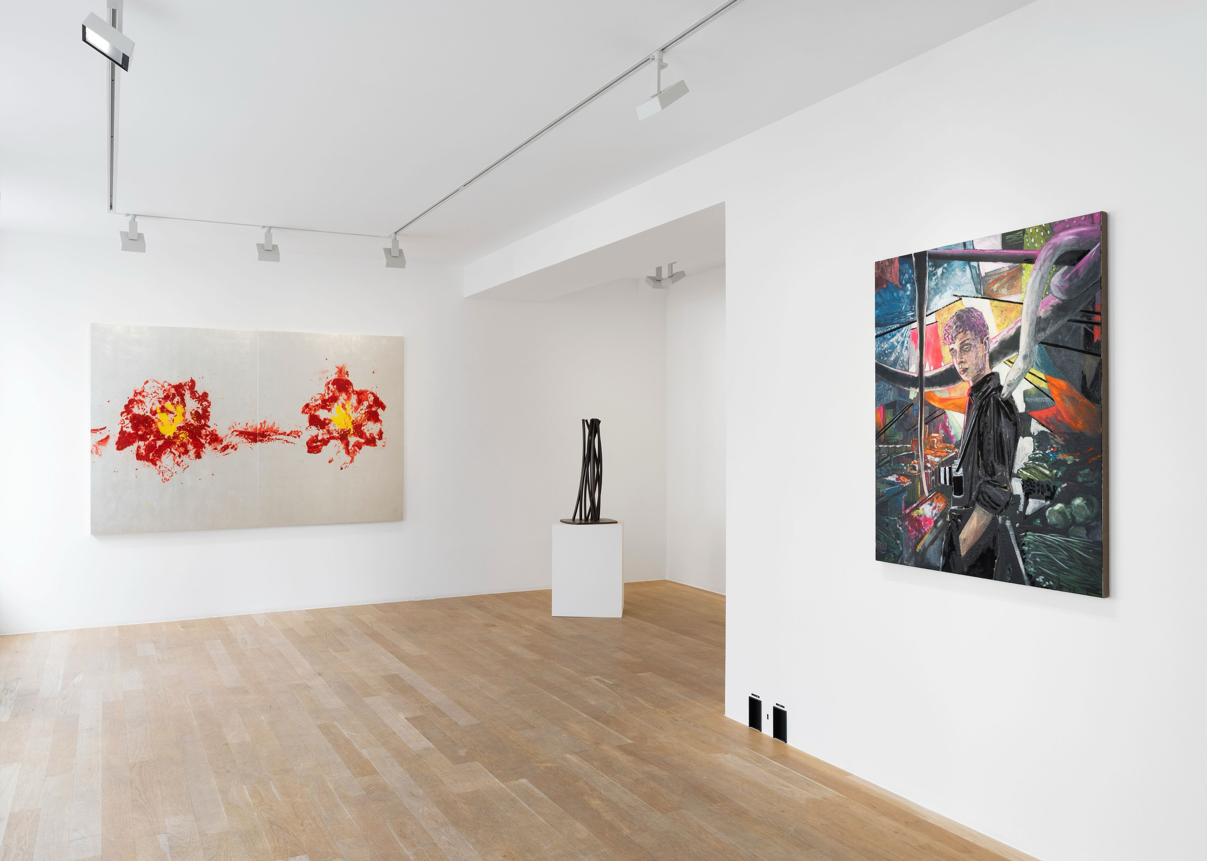 Installation view of the Panorama group exhibition at Perrotin Matignon, Paris, 2026
