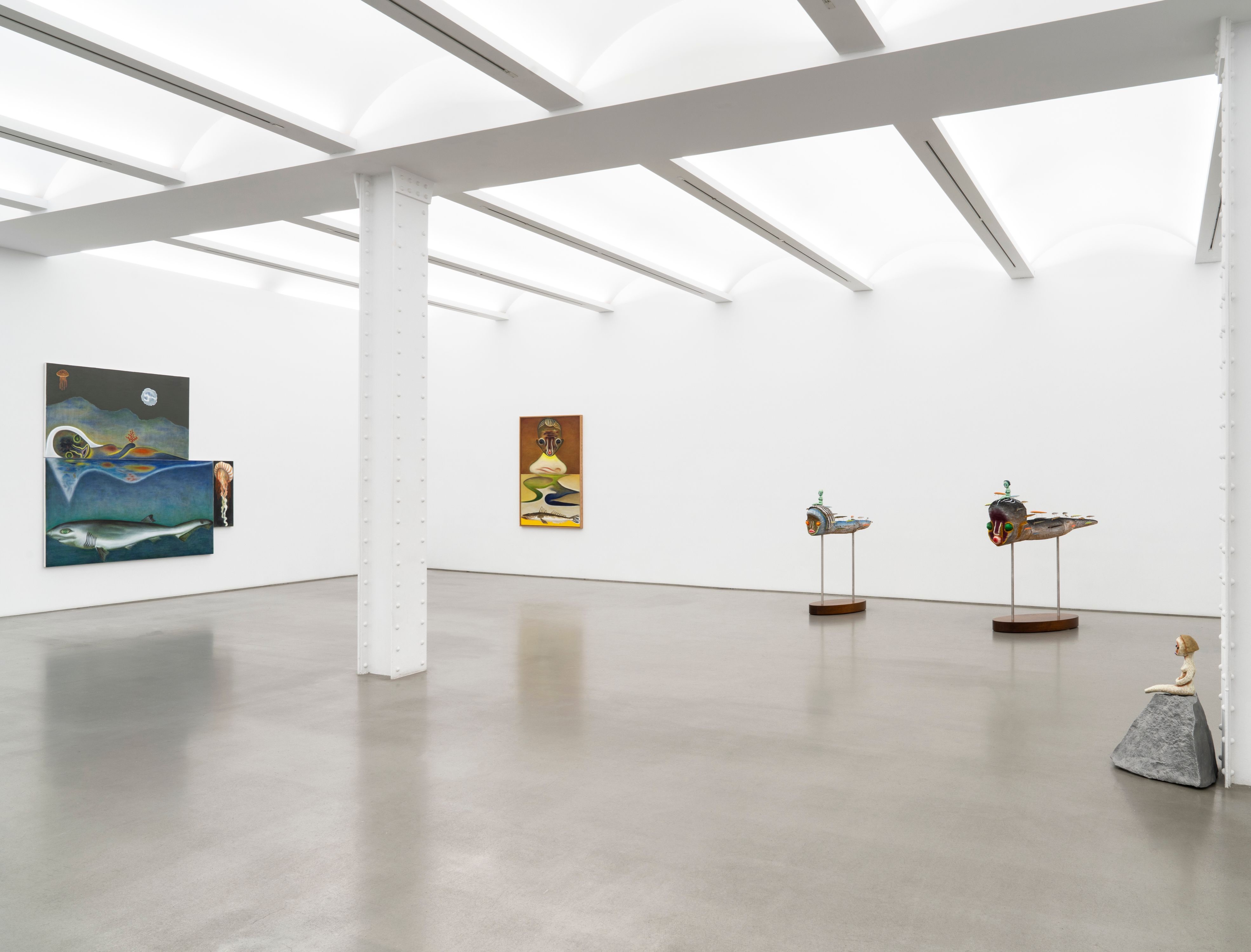Installation view of Izumi Kato's solo exhibition at Perrotin New York, 2026