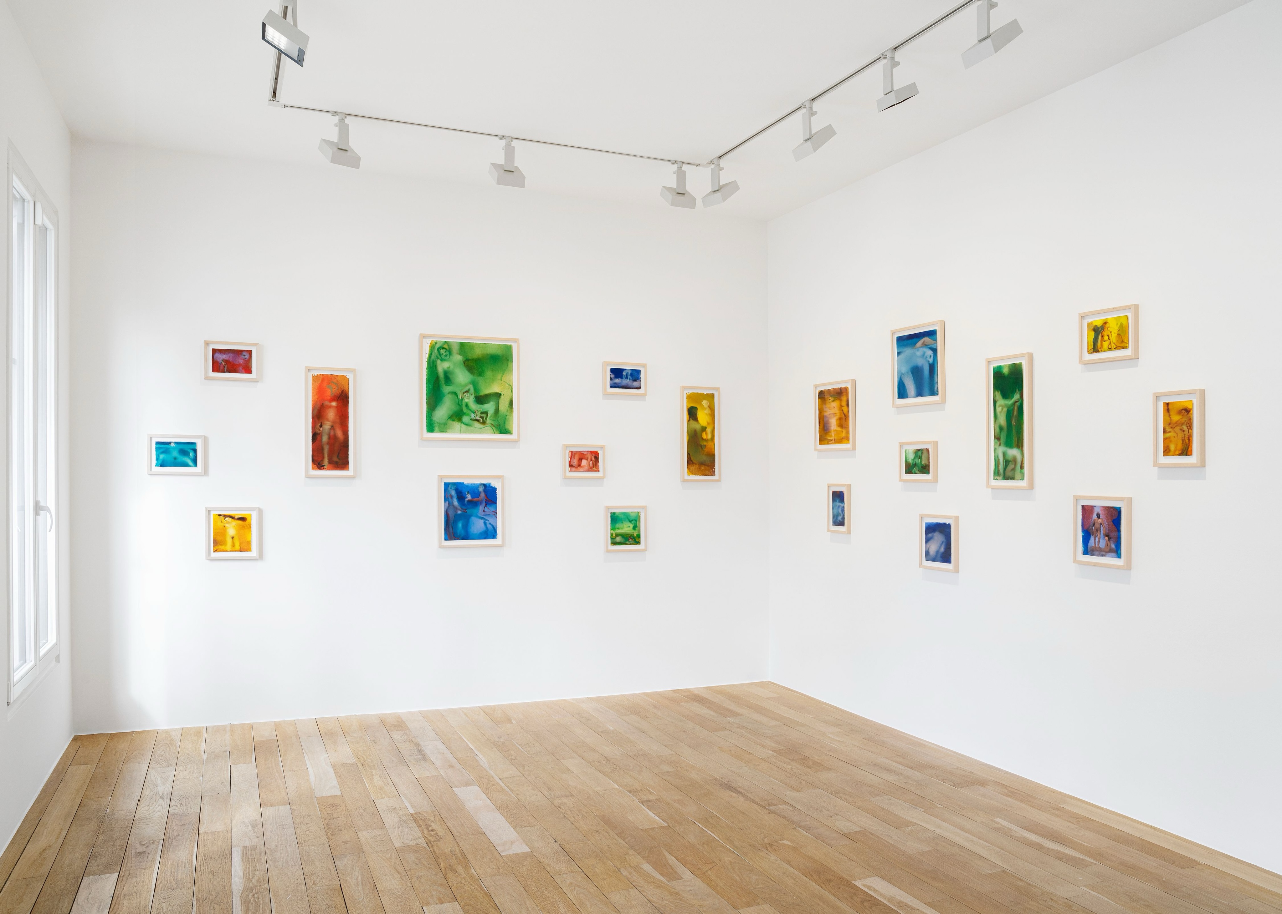 Installation view of the 2026 group exhibition at Perrotin Matignon in Paris, photographed by Claire Dorn.