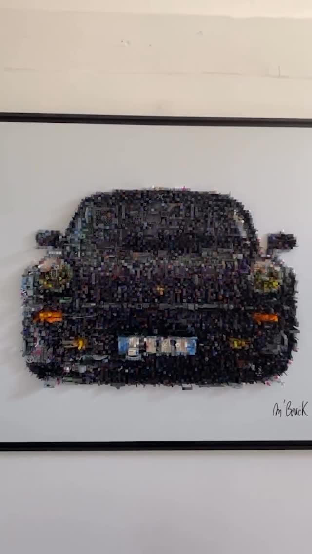 PORSCHE AND MBRICK_ART BUILT A CAR PIECE BY PIECE