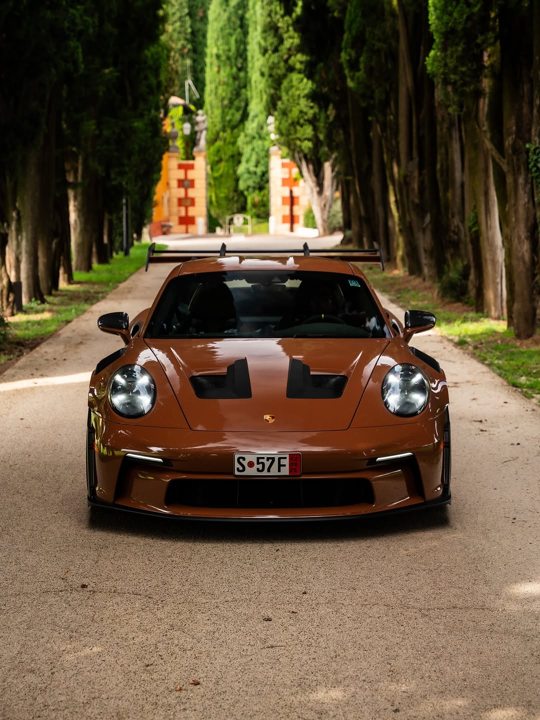 Porsche 911 GT3 RS in Chocolate Brown Is a Mood Statement