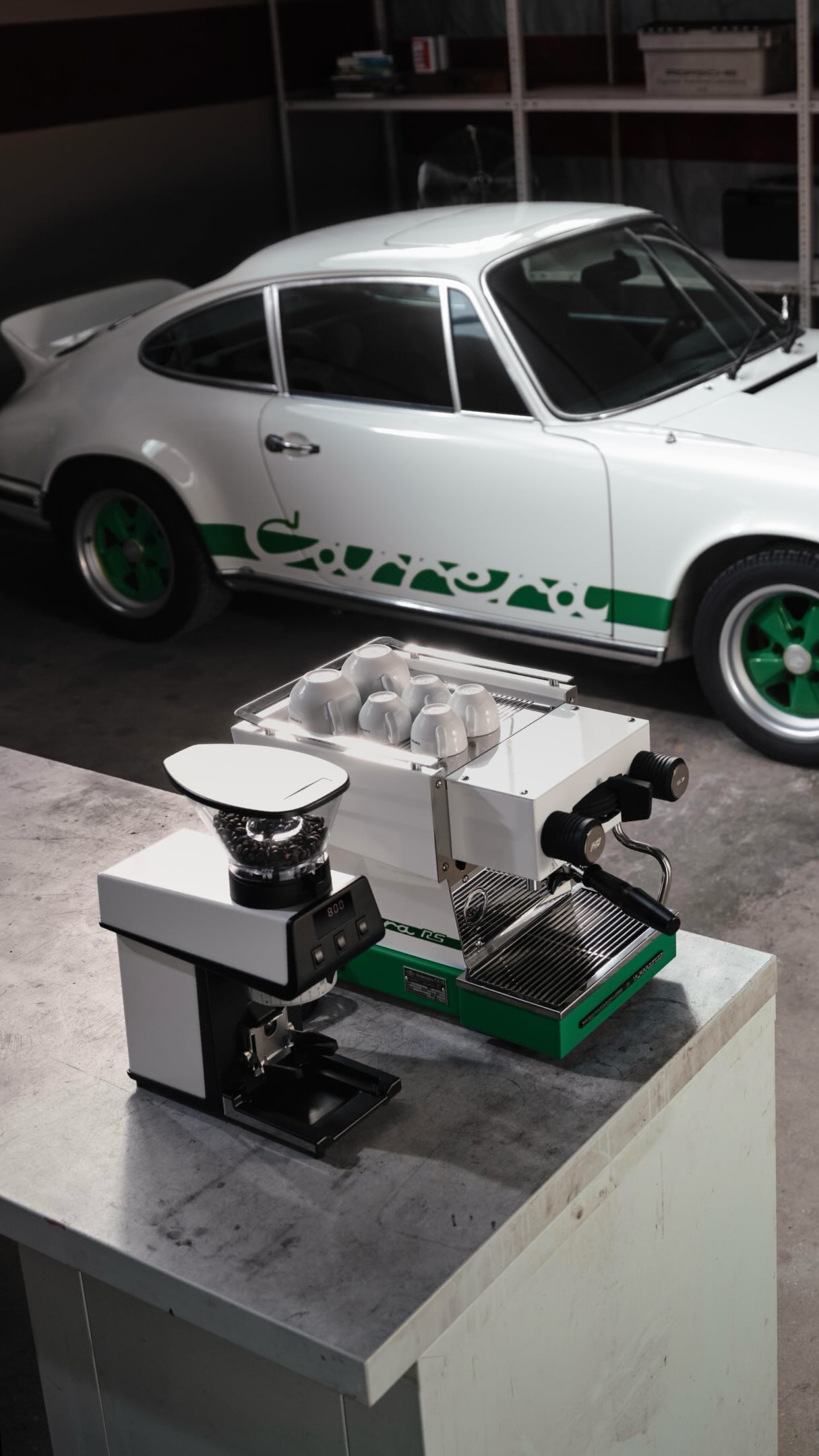 Porsche and La Marzocco Carrera RS 2.7 Collection espresso machine