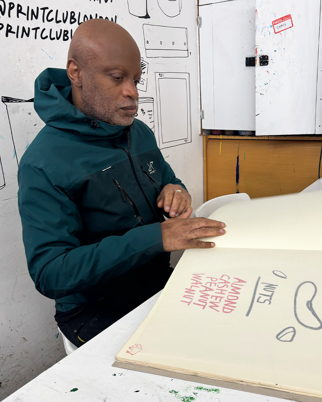 STEPHEN ANTHONY DAVIDS REWORKS EVERY SCREEN PRINT BY HAND (image 2)