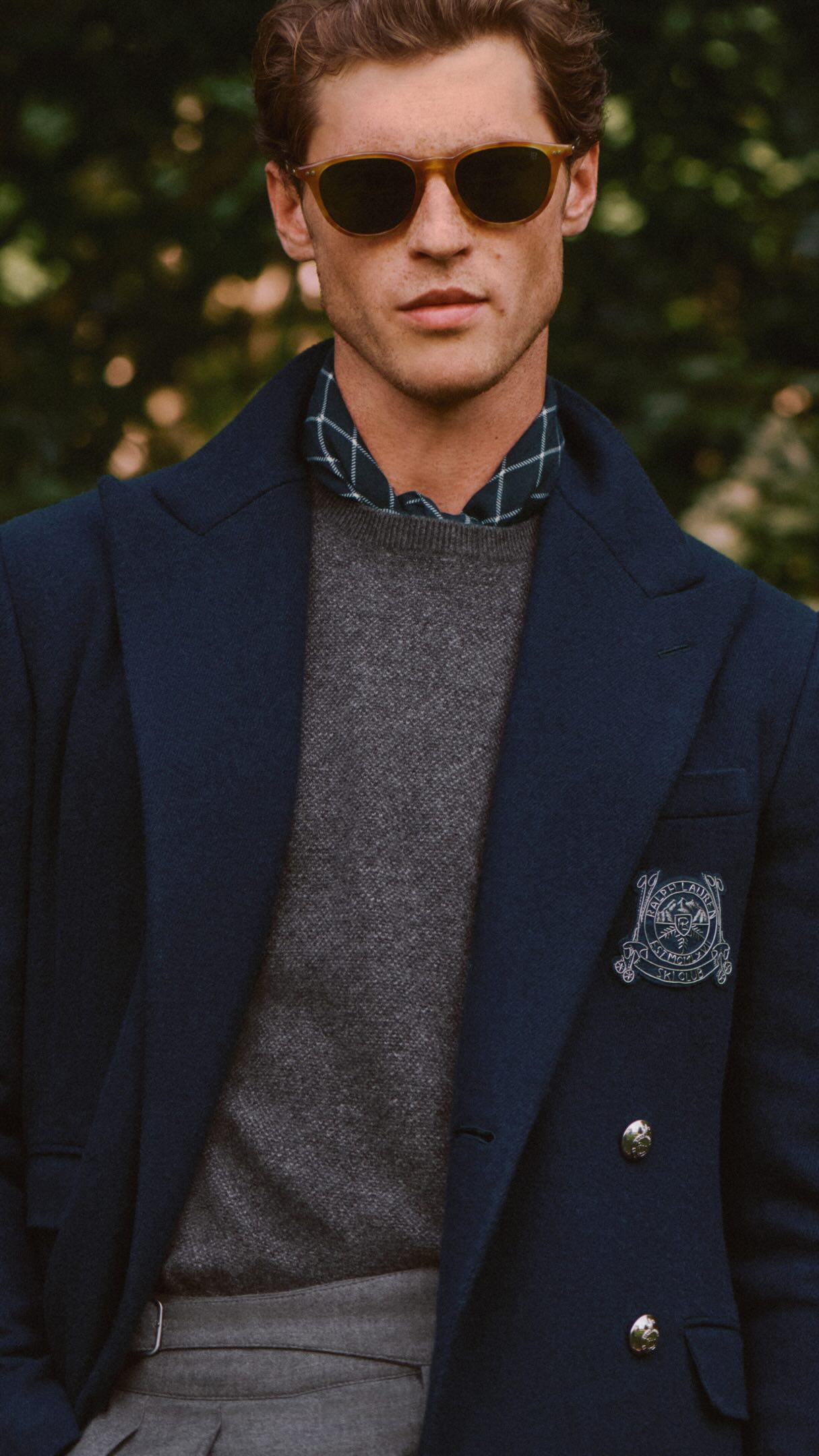 Ralph Lauren Purple Label Fall/Holiday 2026 imagery from the label's seasonal campaign