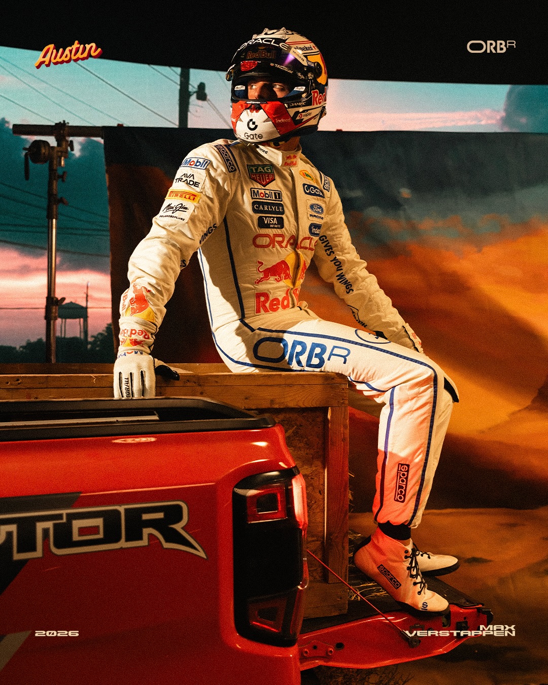 Verstappen's Austin Helmet Puts a Cowboy Hat on the Lion (image 2)