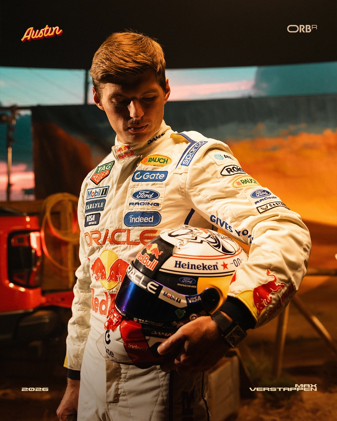 Verstappen's Austin Helmet Puts a Cowboy Hat on the Lion (image 3)