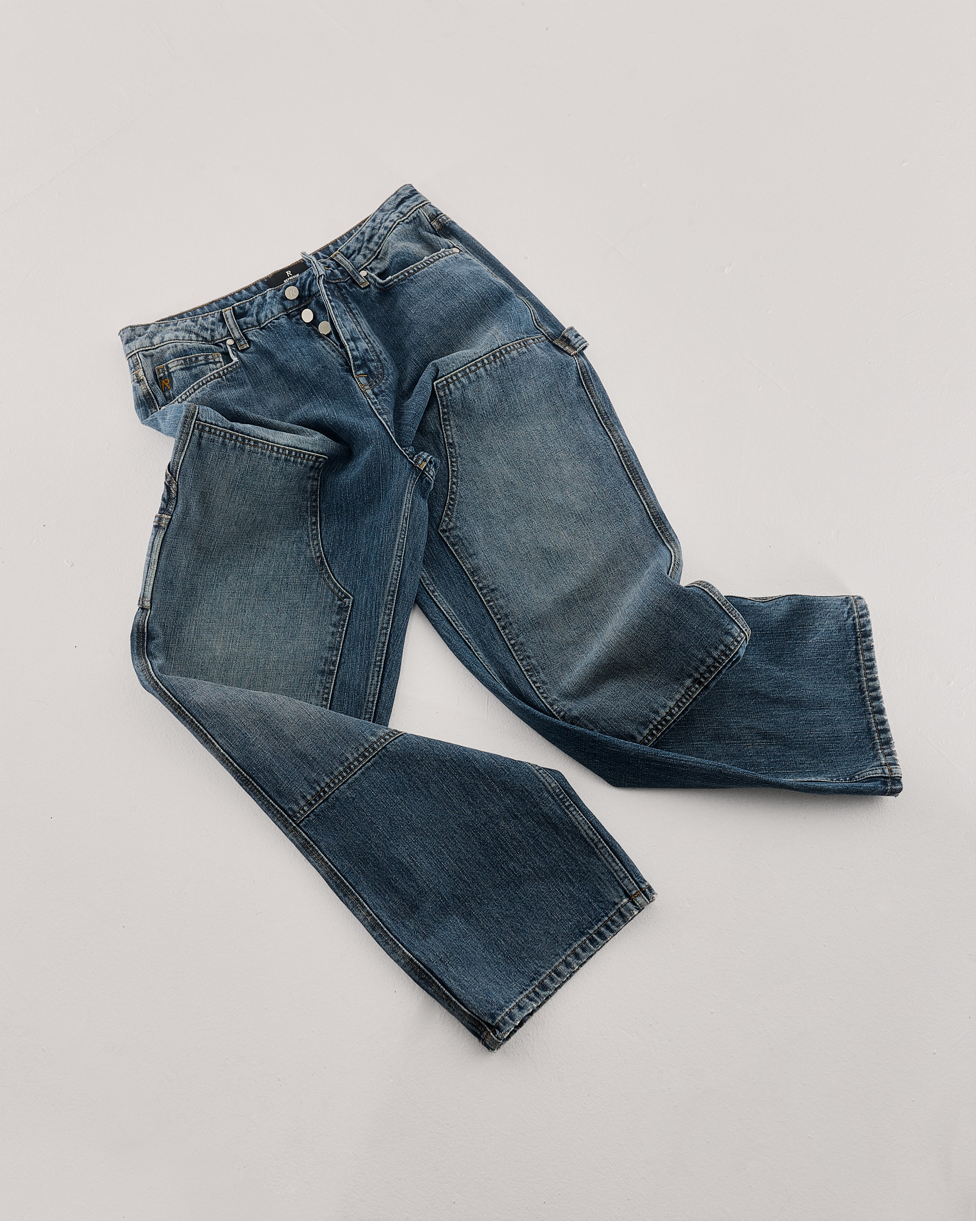 REPRESENT R3 DENIM LETS THE KNEE THREADS HANG (image 4)