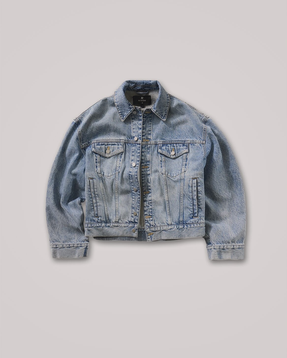 REPRESENT R3 DENIM LETS THE KNEE THREADS HANG (image 8)