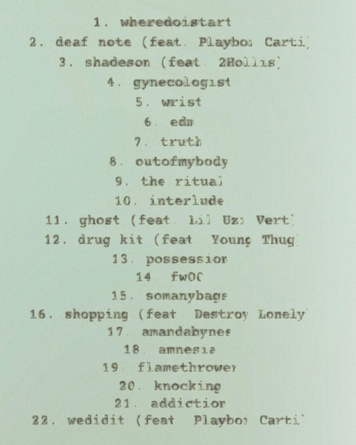 KEN CARSON'S XPERIMENT ARRIVES WITH 22 TRACKS ON OPIUM (image 3)