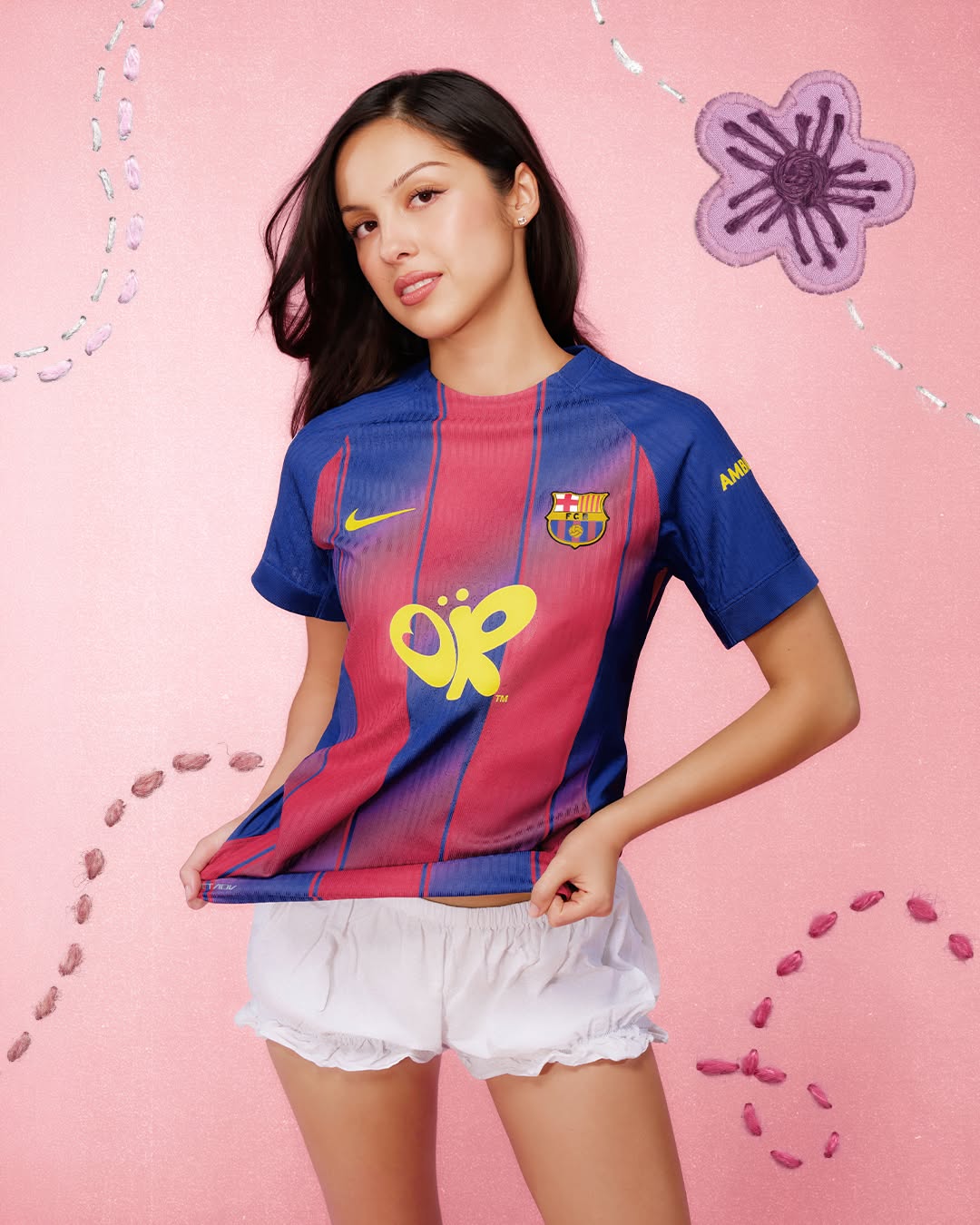 Olivia Rodrigo's Logo Goes on the FC Barcelona Jersey for El Clásico