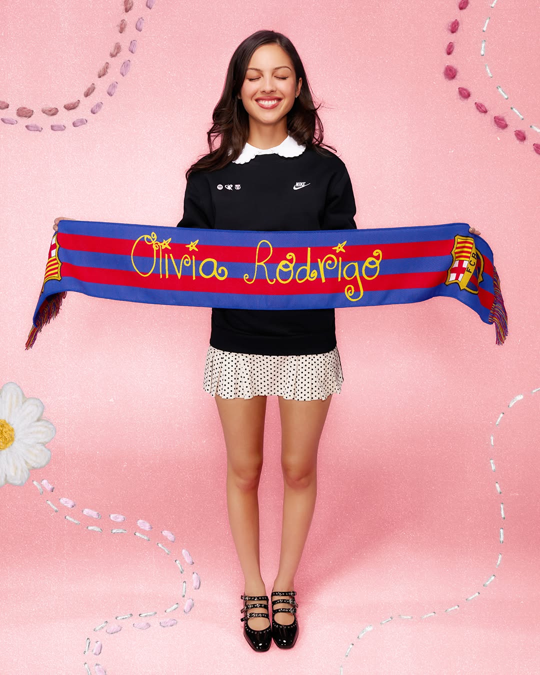 Olivia Rodrigo's Logo Goes on the FC Barcelona Jersey for El Clásico (image 3)