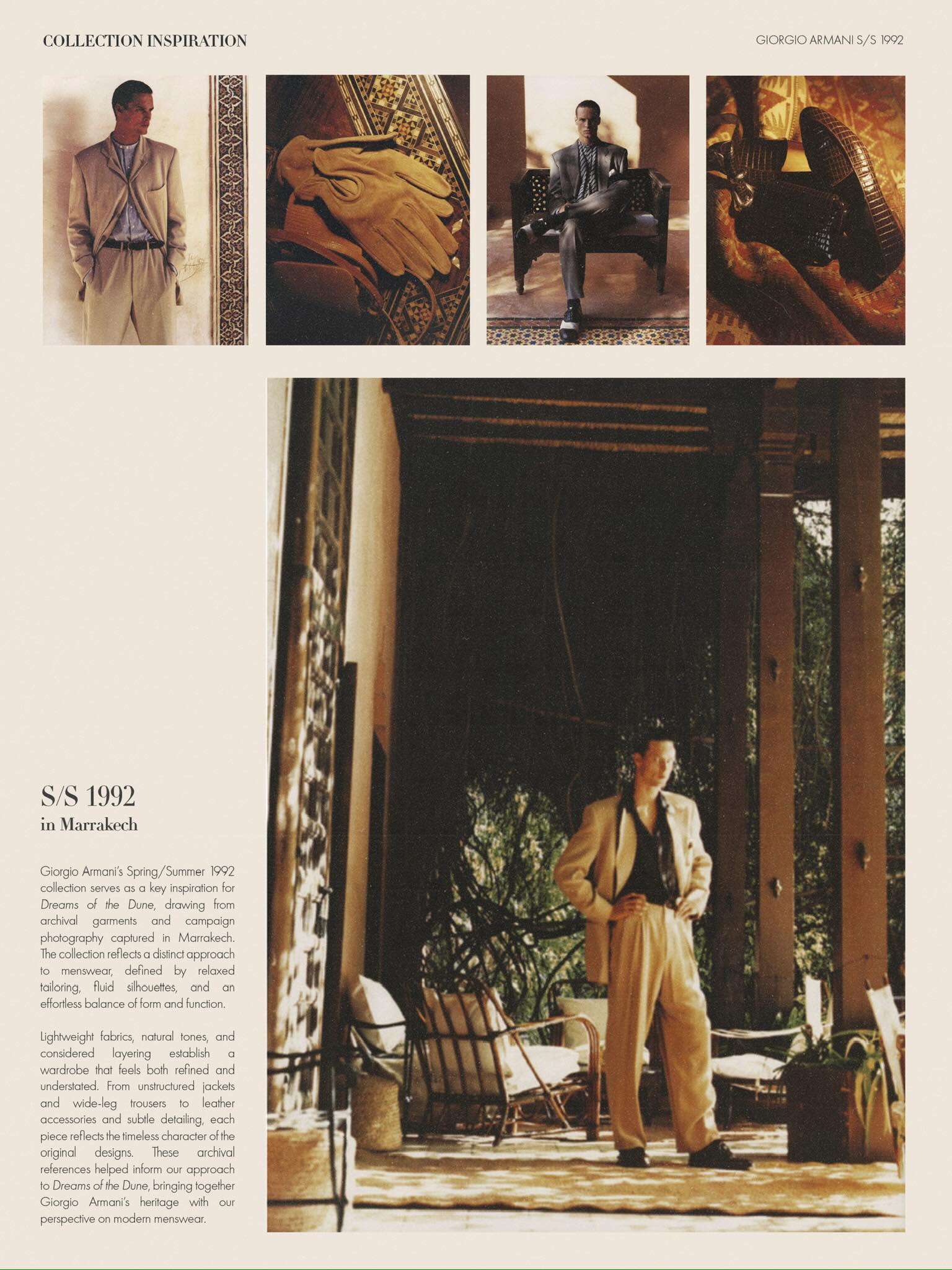 Ronnie Fieg's Armani Dreams of the Dune Runs 54 Looks (image 2)