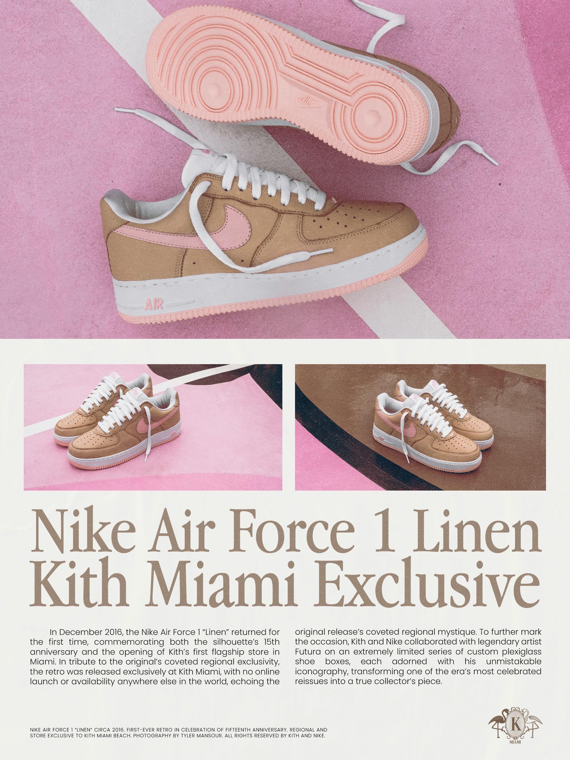 KITH REVIVES THE LINEN AIR FORCE 1 FOR A FULL COLLECTION (image 3)