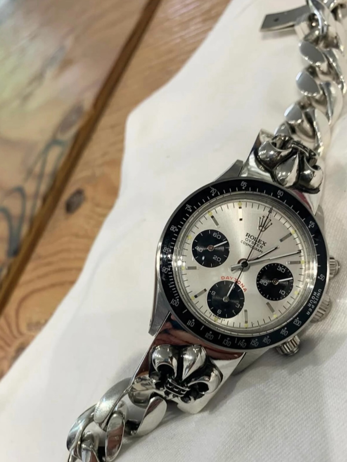 CHROME HEARTS ON A ROLEX DAYTONA IS NEVER OFFICIAL (image 2)