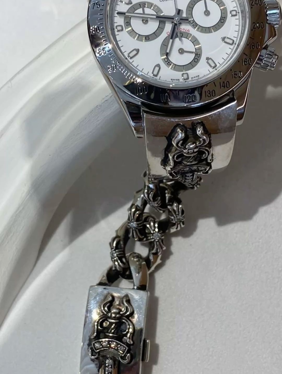 CHROME HEARTS ON A ROLEX DAYTONA IS NEVER OFFICIAL (image 4)